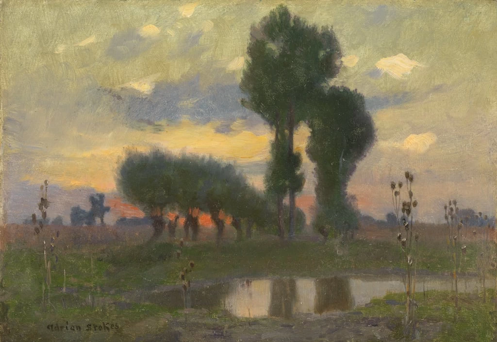 Adrian Scott Stokes - Serata in pianura